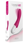 Vibromasseur flexible et rechargeable Bend It Cerise Vibromasseur flexible et rechargeable Bend It Cerise