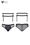 Porte-jarretelles et slip noir - Regnes Porte-jarretelles et slip noir - Regnes
