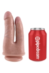 Gode double pénétration 15cm - King Cock Gode double pénétration 15cm - King Cock