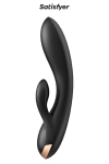 Vibro Rabbit connecté Double Flex noir - Satisfyer Vibro Rabbit connecté Double Flex noir - Satisfyer