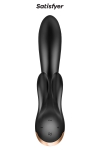 Vibro Rabbit connecté Double Flex noir - Satisfyer Vibro Rabbit connecté Double Flex noir - Satisfyer