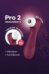 Stimulateur Pro 2 Generation 3 bordeaux Stimulateur Pro 2 Generation 3 bordeaux