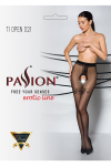 Collants ouverts TI021 20 deniers - noir Collants ouverts TI021 20 deniers - noir