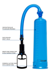Pompe à pénis ToyJoy Power Pump bleu Pompe à pénis ToyJoy Power Pump bleu