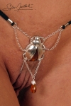 String Scarabée Sacré - argent String Scarabée Sacré - argent